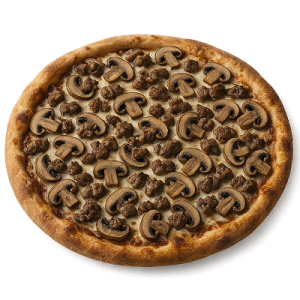 پیتزای گوشت و قارچ